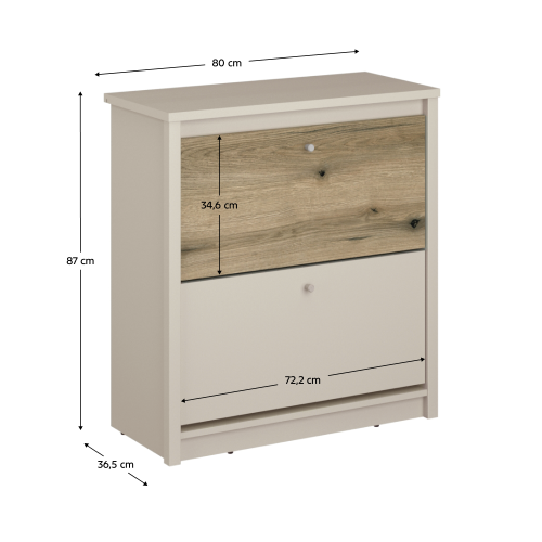 Botník, kašmír/dub evoke, KAROS 2K