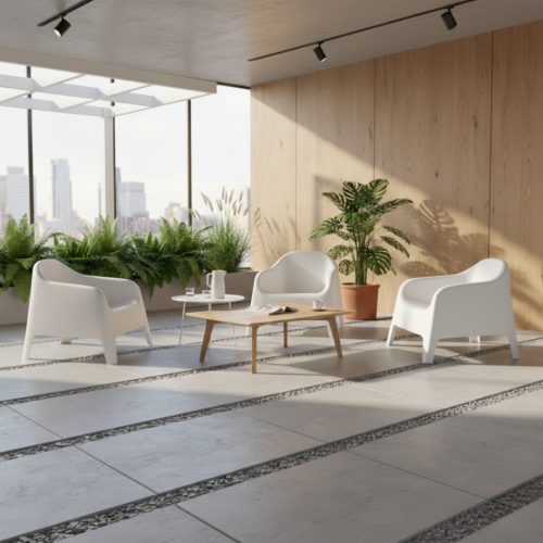 Stohovateľné kreslo, biela, plast, SOKRA NEW