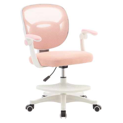 Otočná stolička, ružová/biela, TREXA