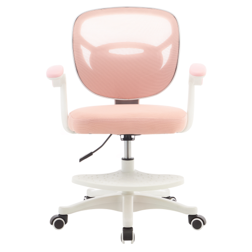 Otočná stolička, ružová/biela, TREXA