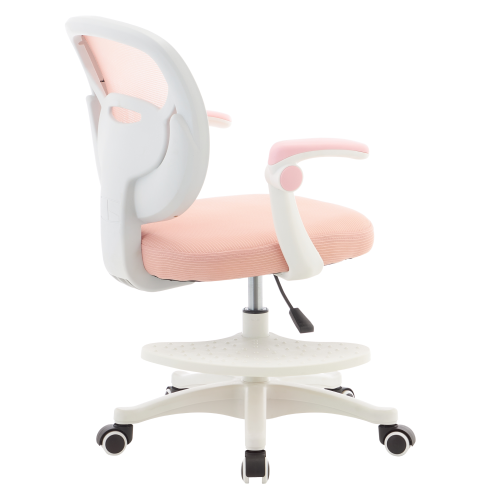 Otočná stolička, ružová/biela, TREXA