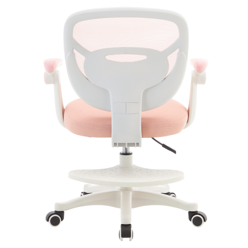 Otočná stolička, ružová/biela, TREXA