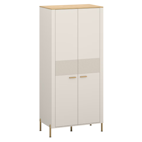 Skriňa, kašmír/dub kamenný, RUNOL 2D