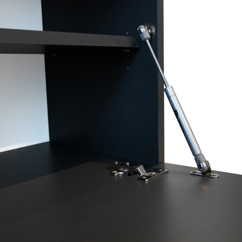 Predsieňová zostava, antracit extra vysoký lesk HG/dub artisan, ALIVA V2