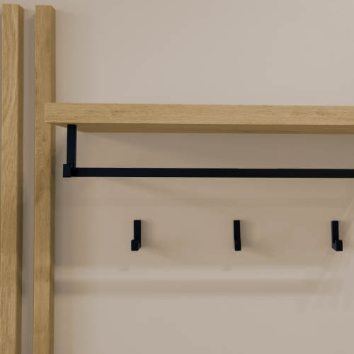 Predsieňová zostava, kašmír matná/dub artisan, ALIVA V1