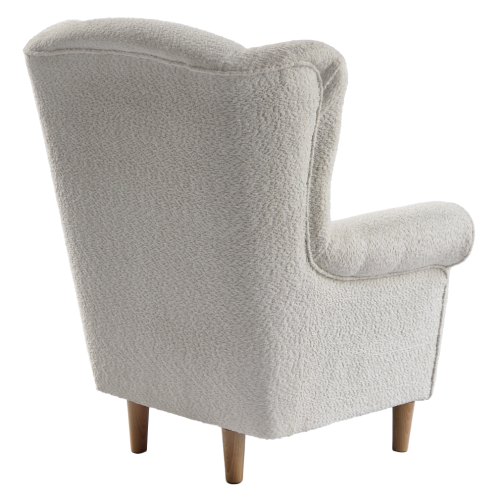 Kreslo ušiak, smotanová látka Coral, CHARLOT