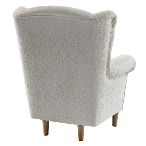 Kreslo ušiak, smotanová látka Coral, CHARLOT