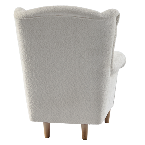 Kreslo ušiak, smotanová látka Coral, CHARLOT