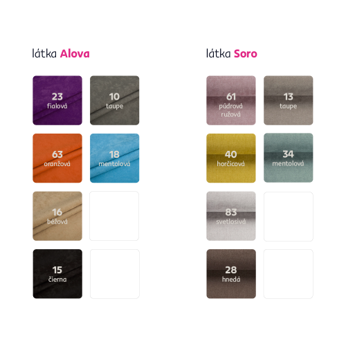 Kreslo ušiak, zelená látka Coral, CHARLOT