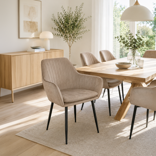 Dizajnové kreslo, sivohnedá Taupe Velvet látka, ZIRKON NEW