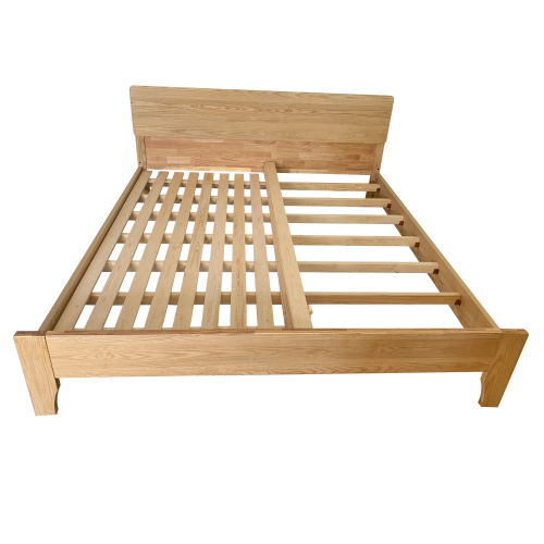 Manželská posteľ, 180x200, masívne drevo, prírodná, BEDIA