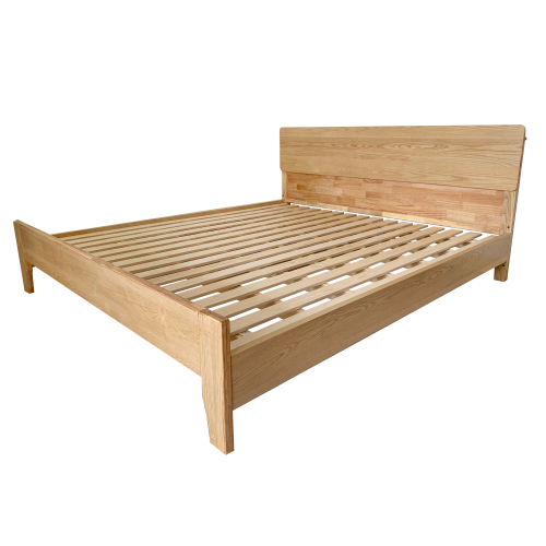 Manželská posteľ, 180x200, masívne drevo, prírodná, BEDIA