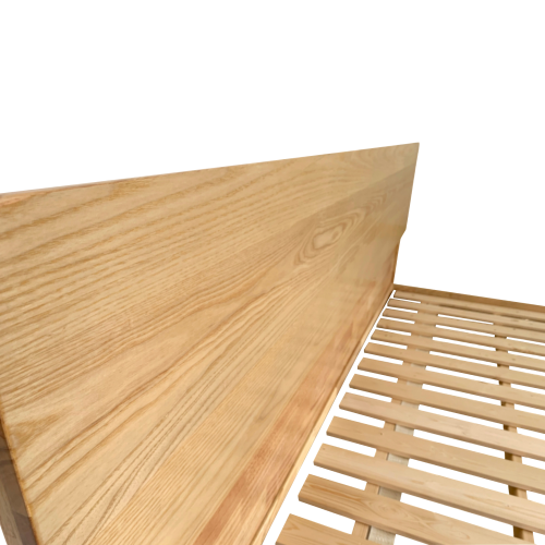 Manželská posteľ, 180x200, masívne drevo, prírodná, BEDIA