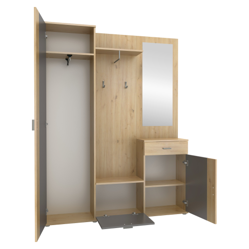 Predsieň, dub artisan/grafit,  AMALIA