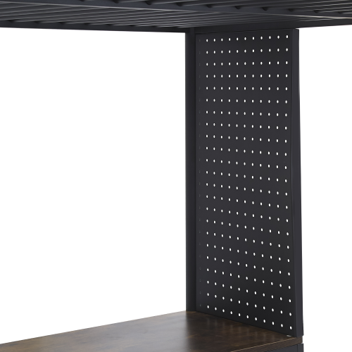 Poschodová posteľ, čierna, kov, 90x200, NIVARA Poschodová posteľ, čierna, kov, 90x200, NIVARA