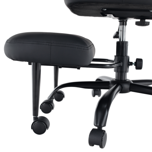 Ergonomická kľakačka, čierna ekokoža/čierna, SAMER Ergonomická kľakačka, čierna ekokoža/čierna, SAMER