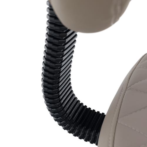 Ergonomická kľakačka, sivohnedá Taupe ekokoža/čierna, SAMER Ergonomická kľakačka, sivohnedá Taupe ekokoža/čierna, SAMER