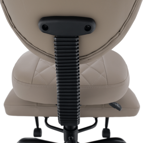 Ergonomická kľakačka, sivohnedá Taupe ekokoža/čierna, SAMER Ergonomická kľakačka, sivohnedá Taupe ekokoža/čierna, SAMER