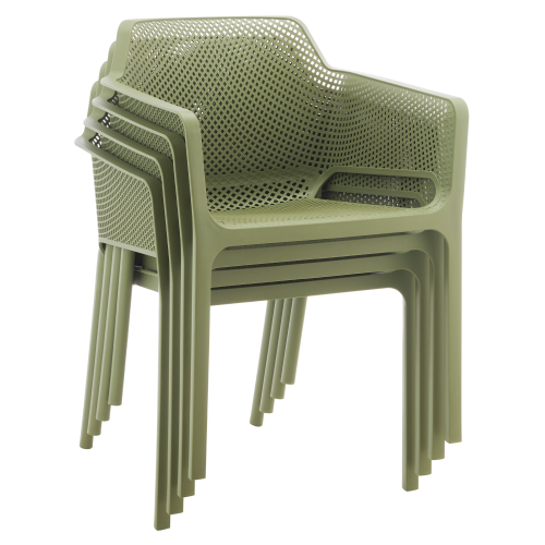 Stohovateľné kreslo, zelená, LAVTON