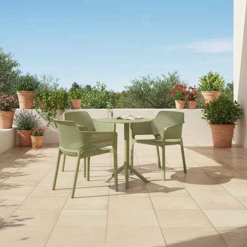 Stohovateľné kreslo, zelená, LAVTON