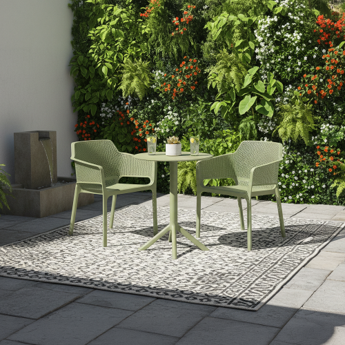 Stohovateľné kreslo, zelená, LAVTON