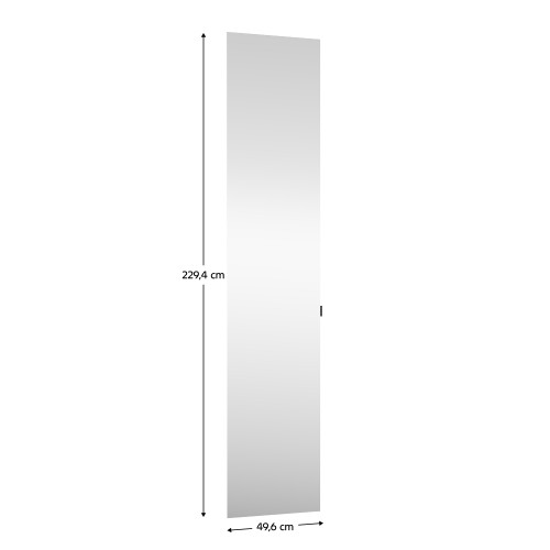 Vysoké dvierka so zrkadlom 50, kašmír, KREO