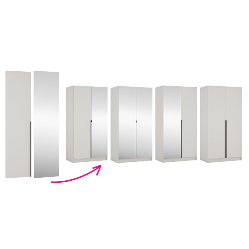 Korpus skrine 100, vešiakový, kašmír, KREO