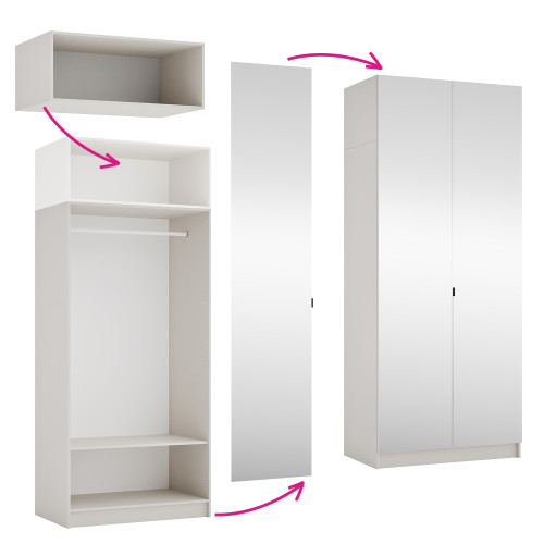 Korpus nadstavca 100, kašmír, KREO