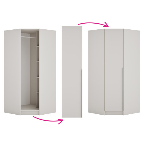 Korpus rohovej skrine, kašmír, KREO