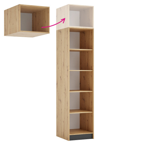 Korpus nadstavca 50, dub artisan, KREO