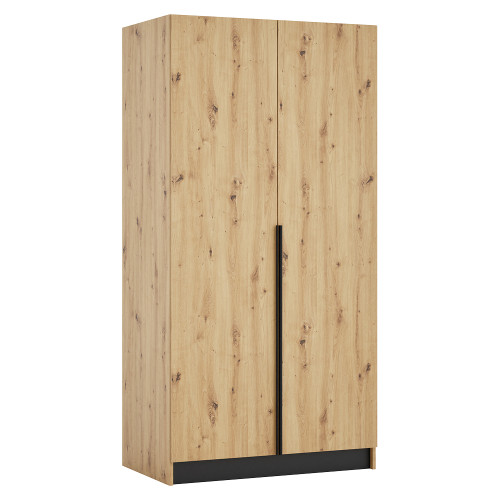 Korpus skrine 100, vešiakový, dub artisan, KREO