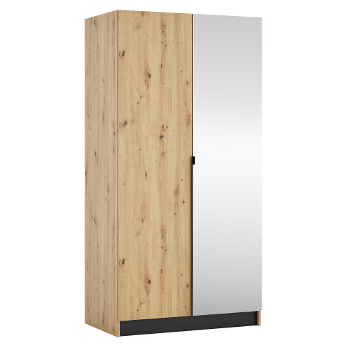 Korpus skrine 100, vešiakový, dub artisan, KREO