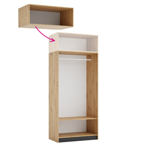 Korpus nadstavca 100, dub artisan, KREO