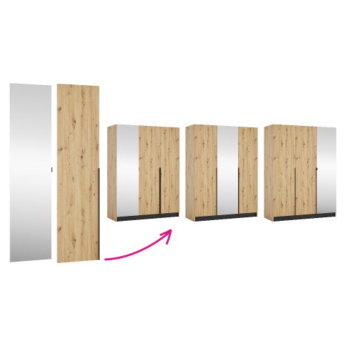 Korpus skrine 150, dub artisan, KREO