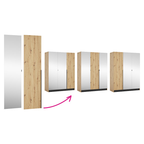 Korpus skrine 150, dub artisan, KREO