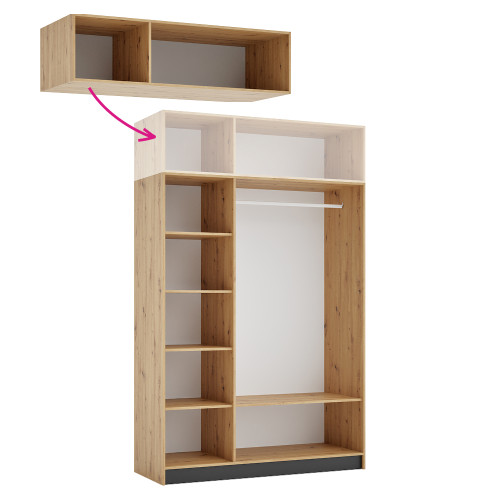 Korpus nadstavca 150, dub artisan, KREO