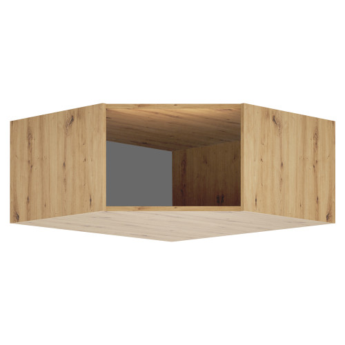 Korpus rohového nadstavca, dub artisan, KREO