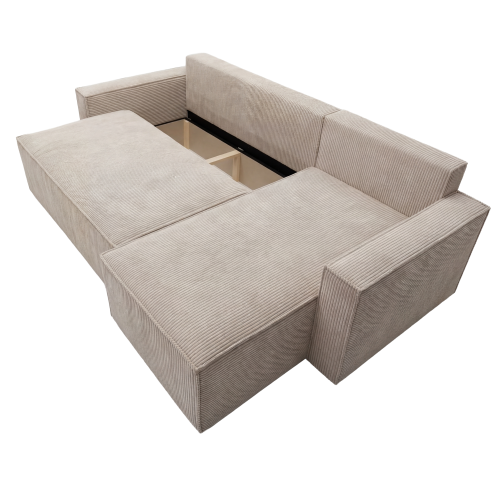 Univerzálna sedacia súprava, sivobéžová Taupe, APERO ROH Univerzálna sedacia súprava, sivobéžová Taupe, APERO ROH