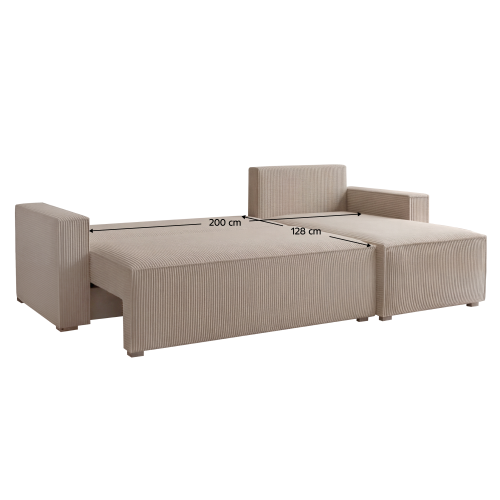 Univerzálna sedacia súprava, sivobéžová Taupe, APERO ROH Univerzálna sedacia súprava, sivobéžová Taupe, APERO ROH