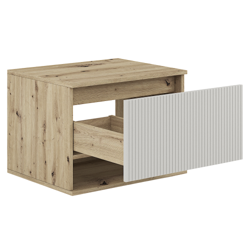 Skrinka pod umývadlo, dub artisan/kašmír, COLOS 60