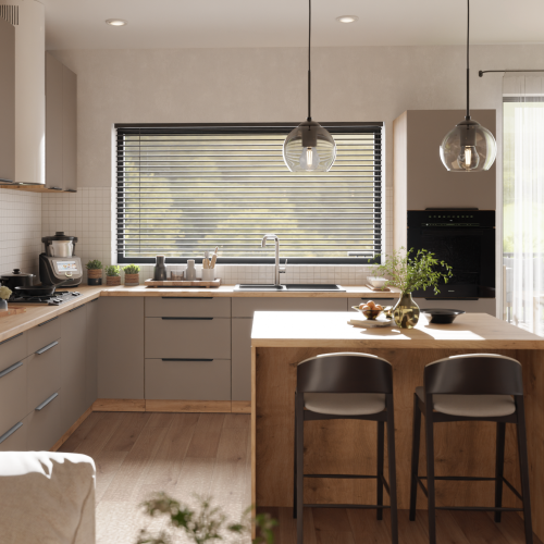 Horná skrinka, sandgrau/dub artisan, FRISBO 80 G-108 2F Horná skrinka, sandgrau/dub artisan, FRISBO 80 G-108 2F