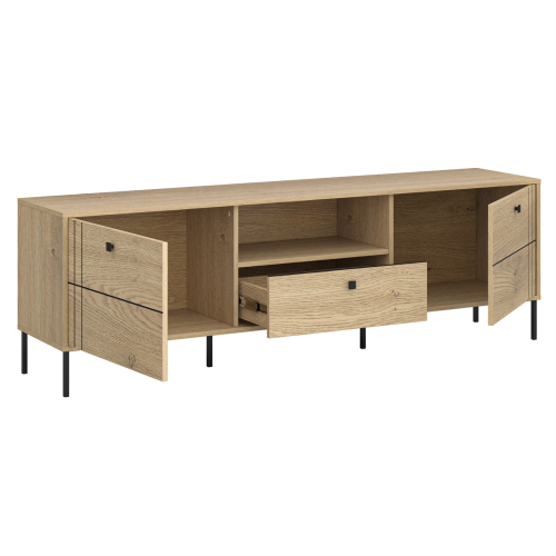 TV stolík, dub cremona, COLEN 2D1S/180 TV stolík, dub cremona, COLEN 2D1S/180