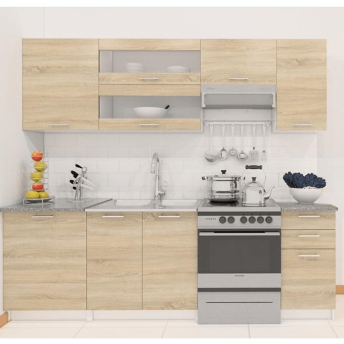 Dolná skrinka, dub sonoma/biela, FABIANA S - 40SZ2