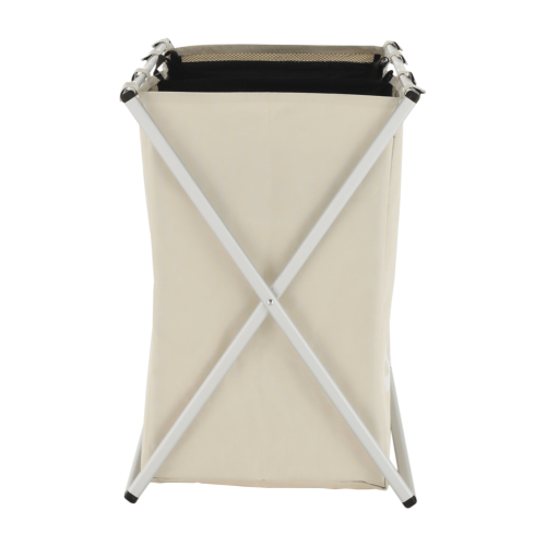 Látkový kôš na bielizeň, sivobéžová, LAUNDRY TYP 3