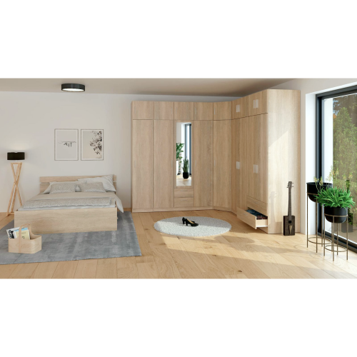 Nadstavec na skriňu, dub sonoma, INVITA TYP 9