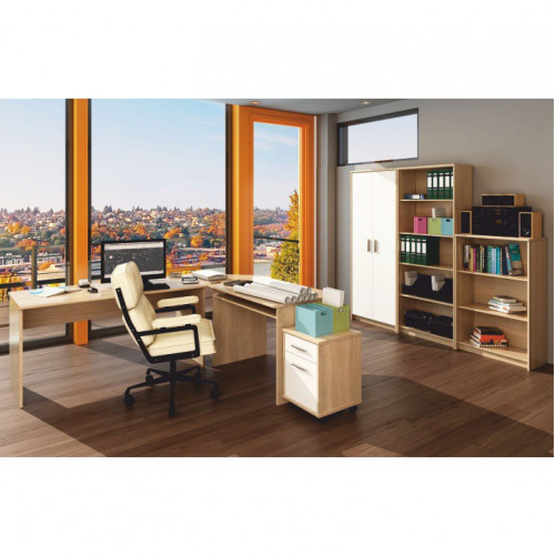 Kancelársky kontajner, dub sonoma/biela, JOHAN 2 NEW 07