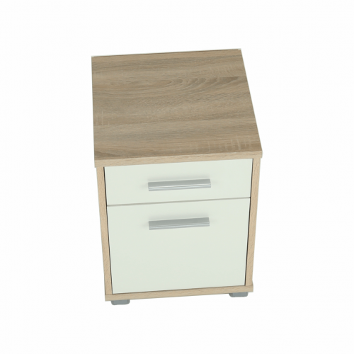 Kancelársky kontajner, dub sonoma/biela, JOHAN 2 NEW 07