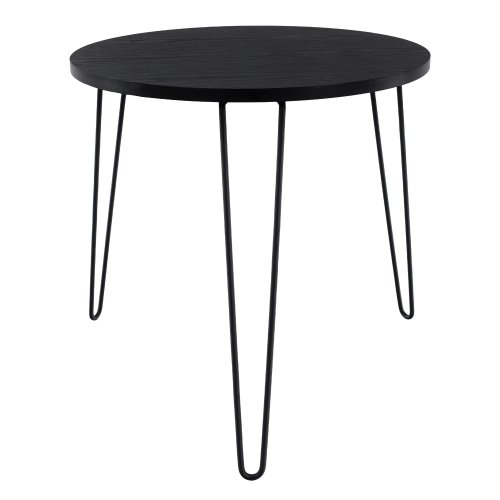 Príručný stolík, čierny dub/čierna, RONIN