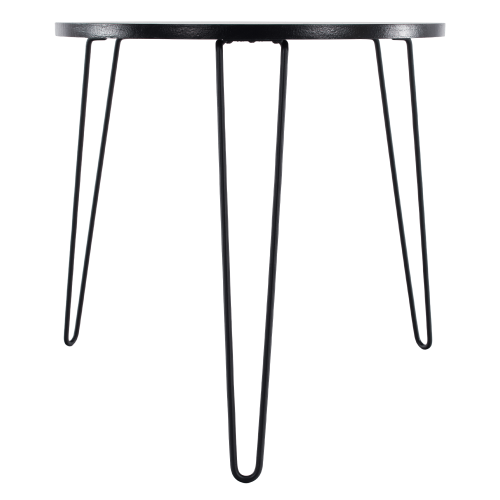 Príručný stolík, čierny dub/čierna, RONIN