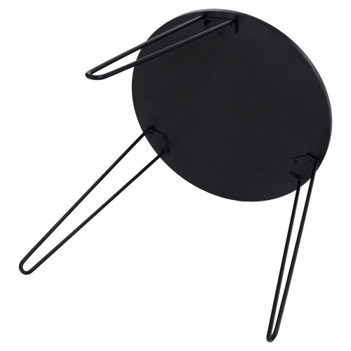 Príručný stolík, čierny dub/čierna, RONIN